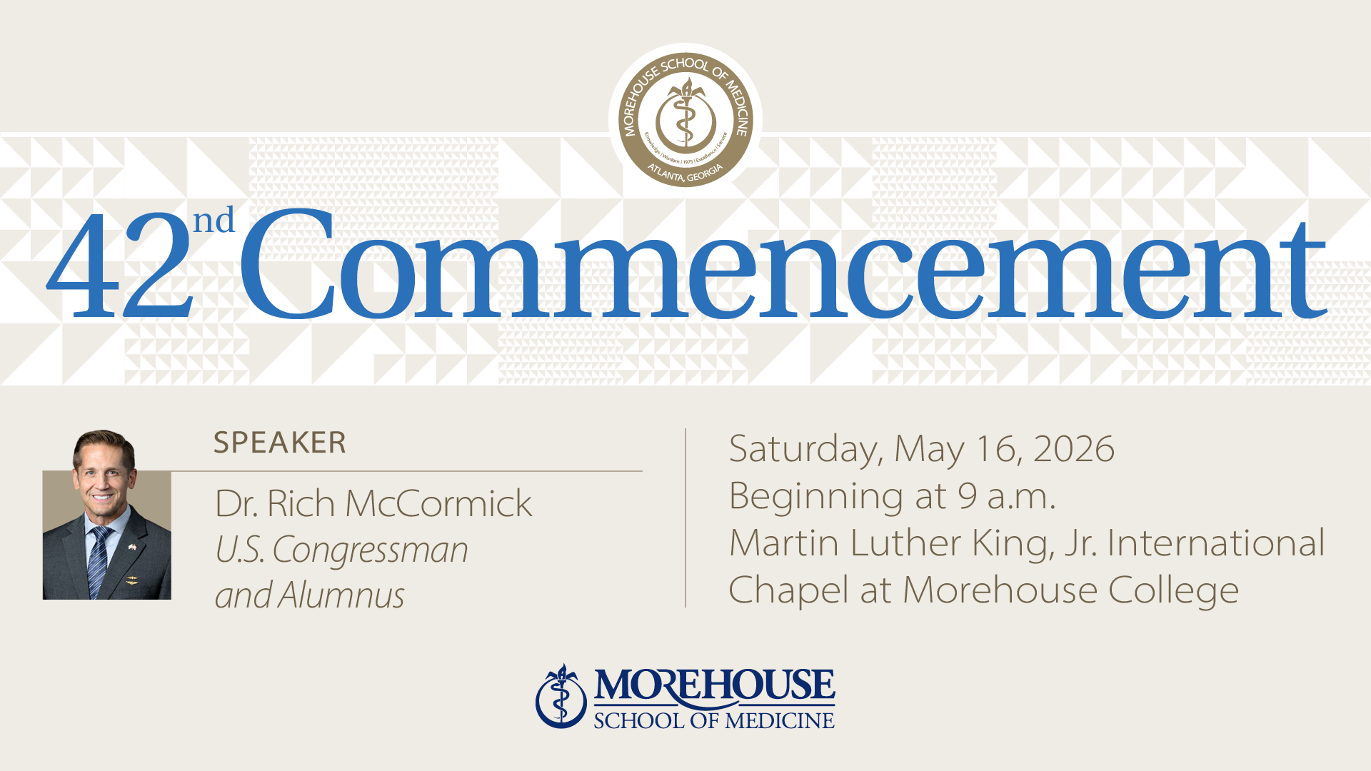 2025 Morehouse School of Medicine Commencement